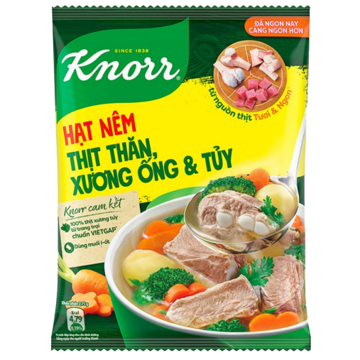 Knorr Hạt nêm thịt thăn, xương ống và tủy